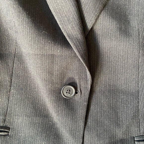 2/$10 Calvin Klein Black Pinstripe Blazer - Picture 5 of 7